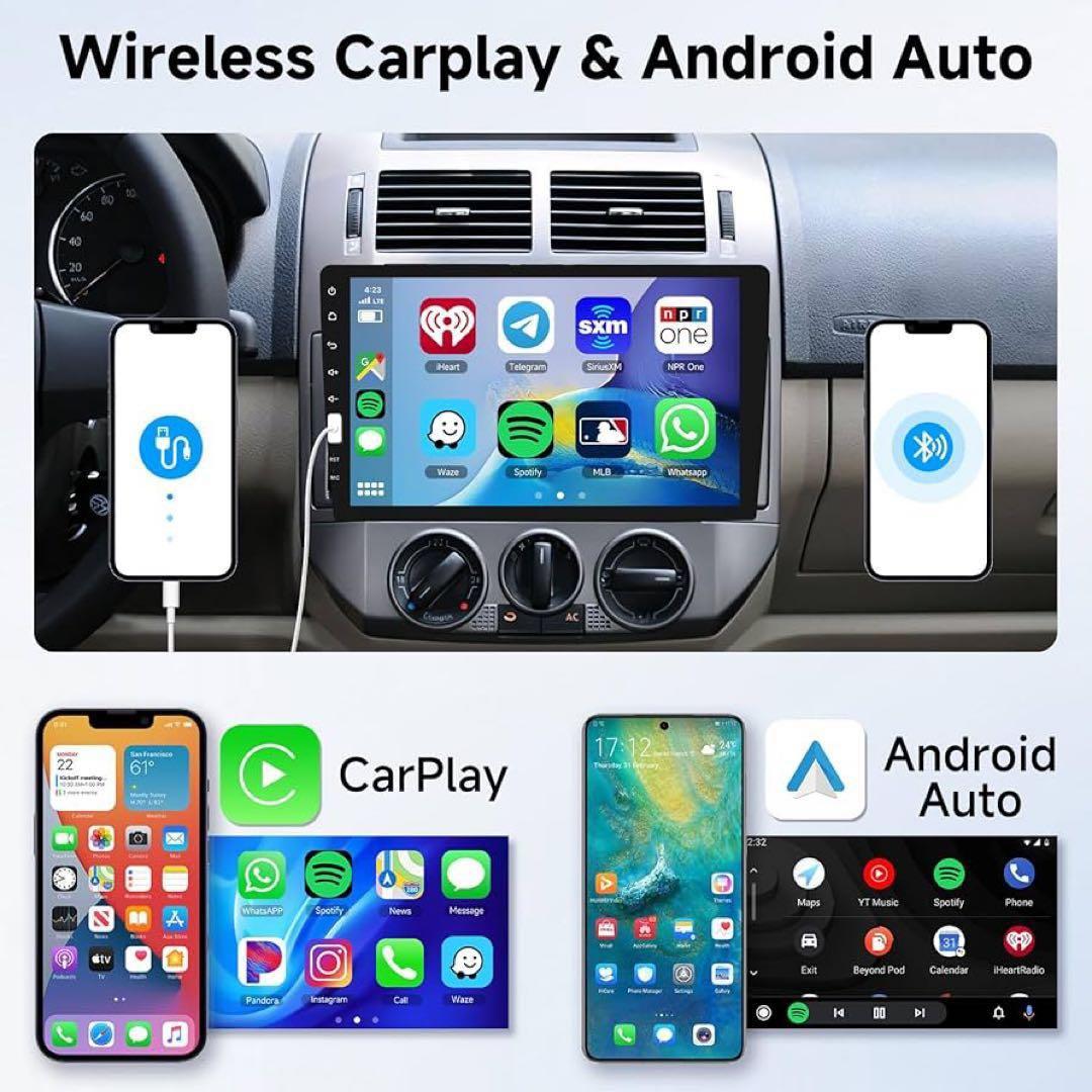 ディスプレイオーディオ1din 9インチ Bluetooth バックカメラ付き