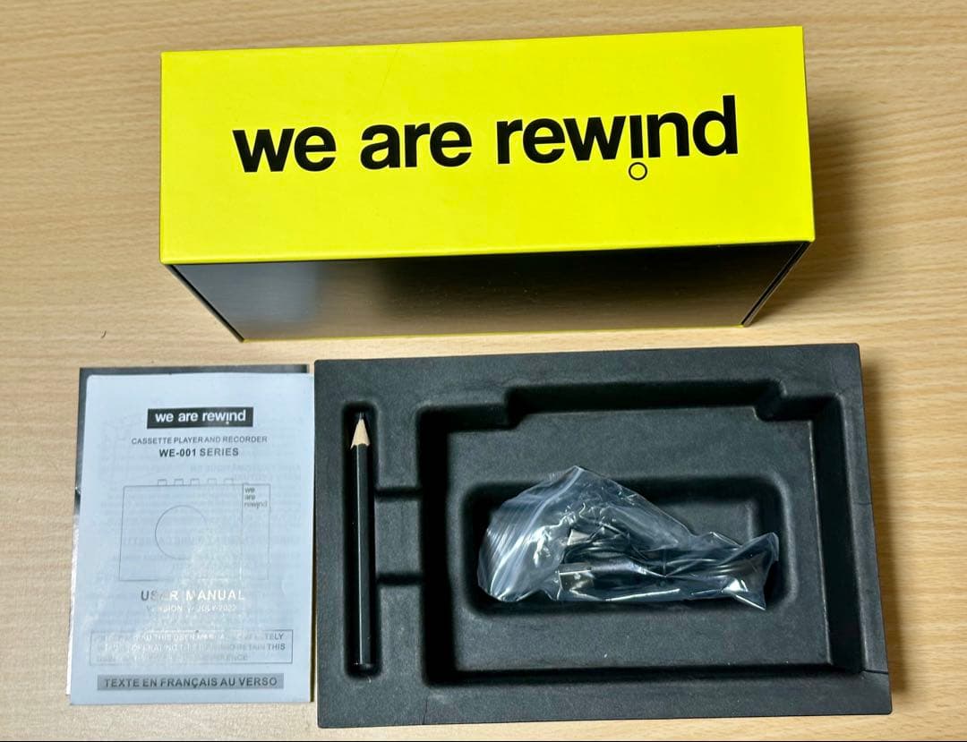 WE ARE REWIND カセットプレーヤー(WE-001)