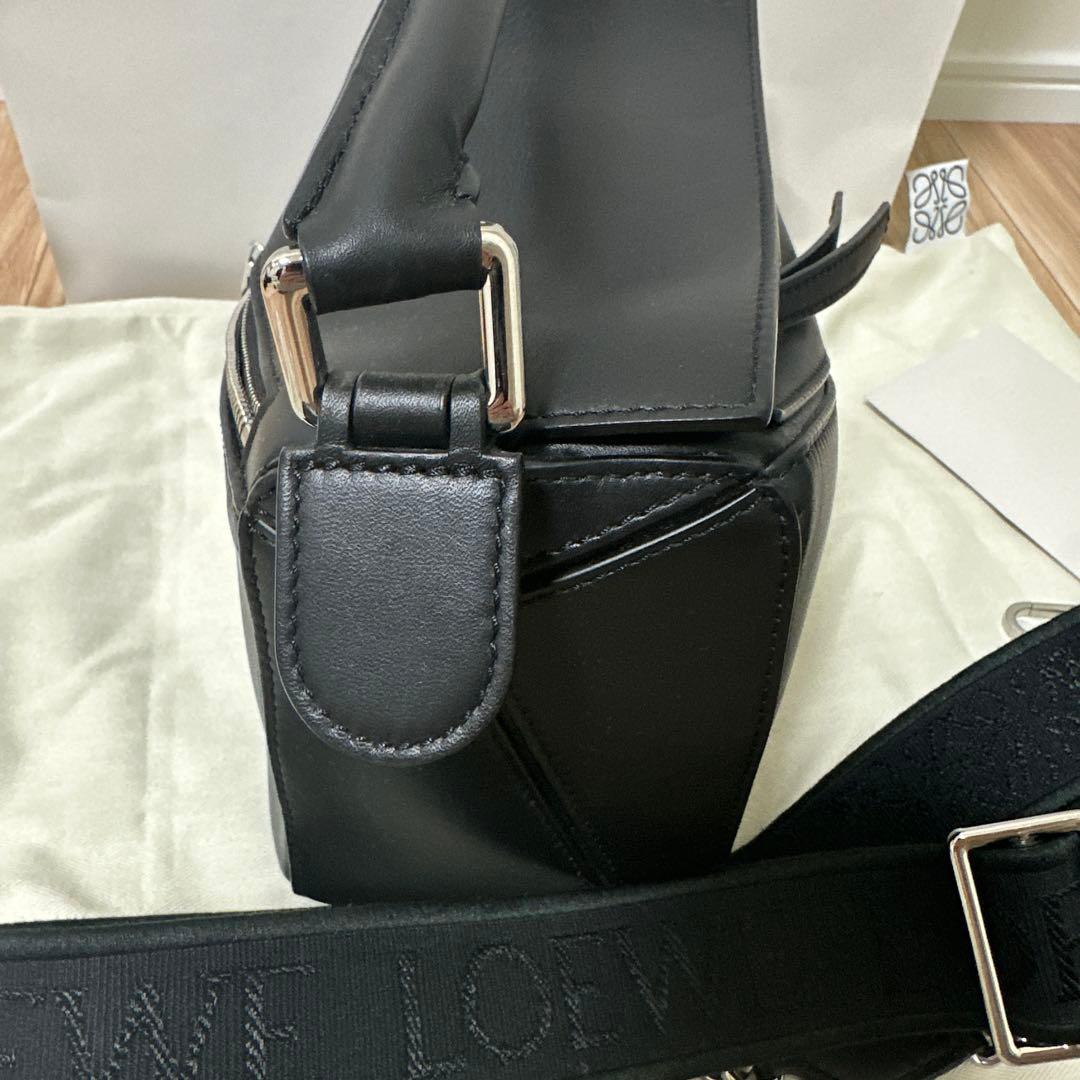 LOEWE パズルスモールショルダーバッグ　サテンカーフ　正規店購入　極美品