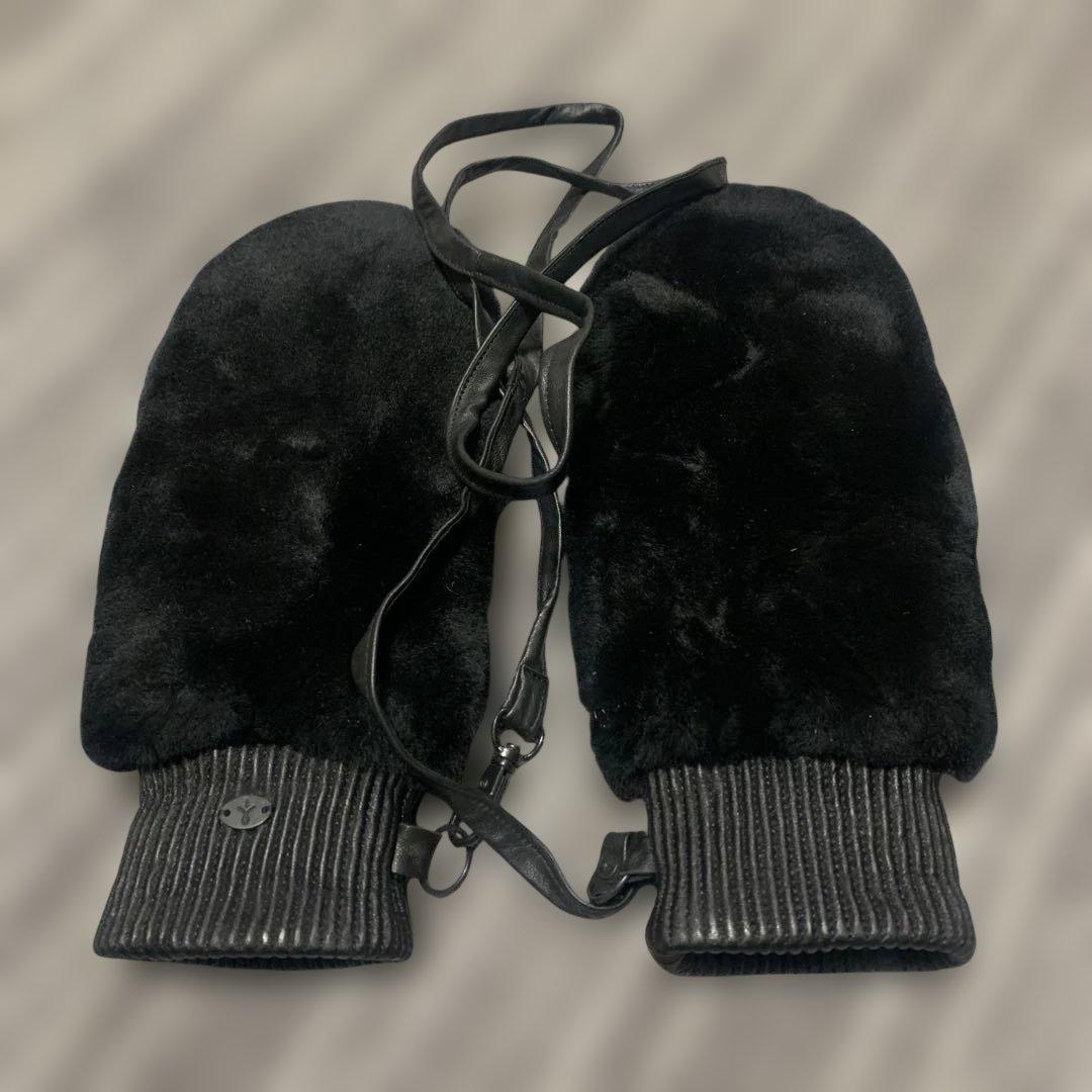 EMU Australia Nicki Mittens シープスキンミトン 黒