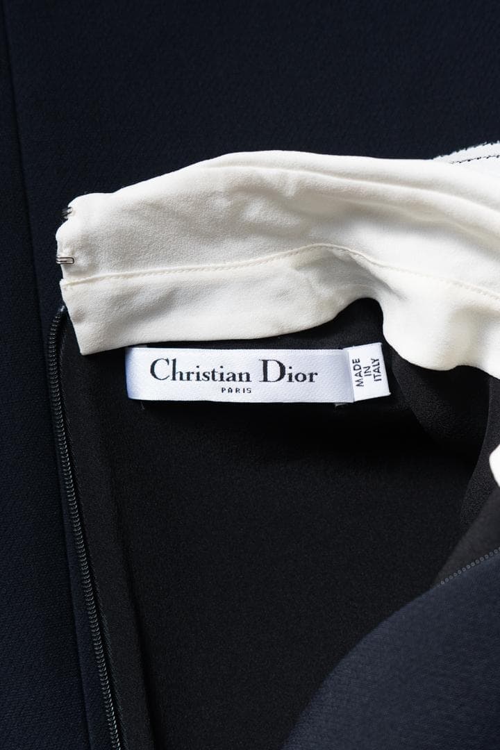 Christian Dior クリスチャン ディオール ウール ワンピース