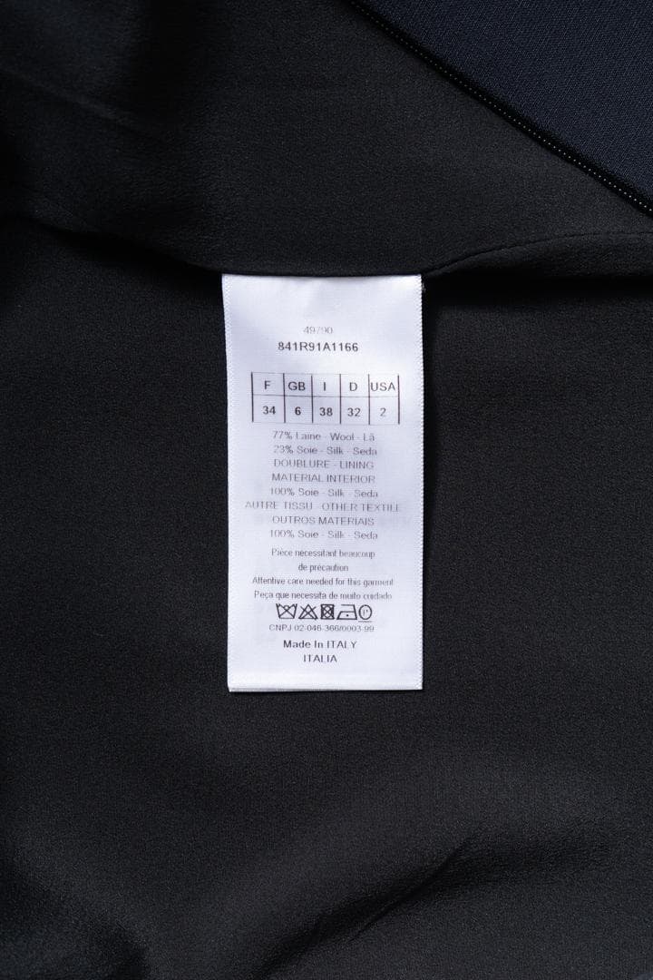 Christian Dior クリスチャン ディオール ウール ワンピース