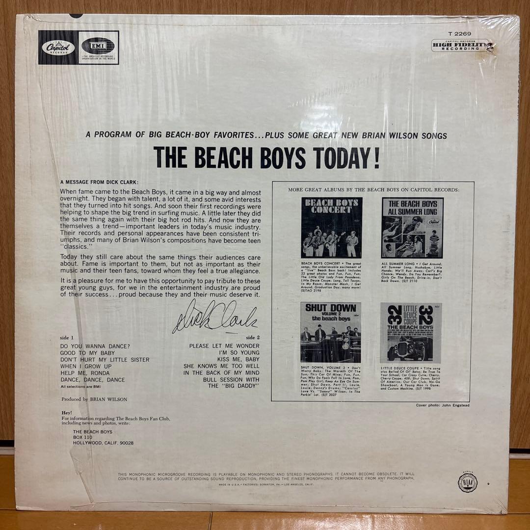 y*n様 The Beach Boys Today us オリジナル レコード