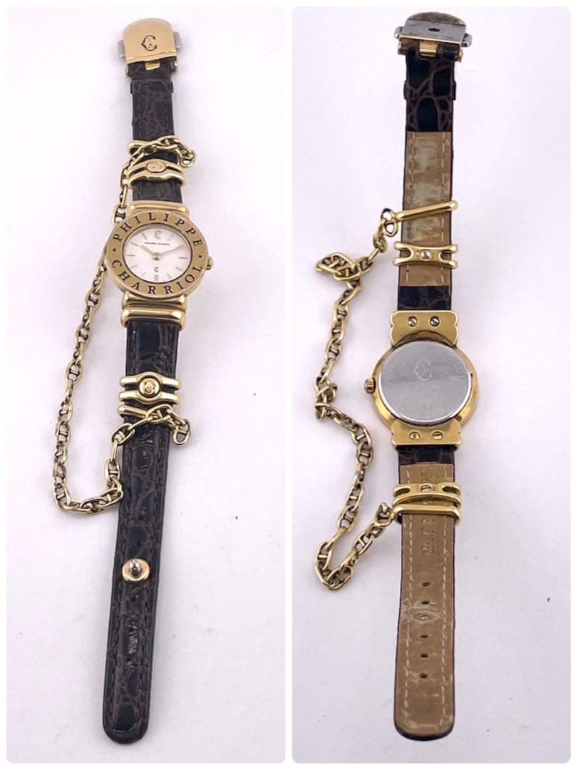 【稼働】PHILIPPE CHARRIOL サントロペ 腕時計 ゴールド