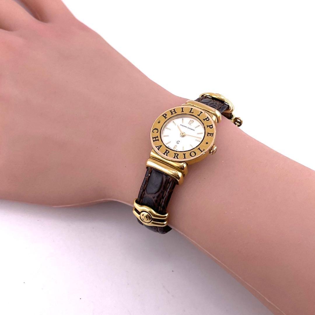 【稼働】PHILIPPE CHARRIOL サントロペ 腕時計 ゴールド