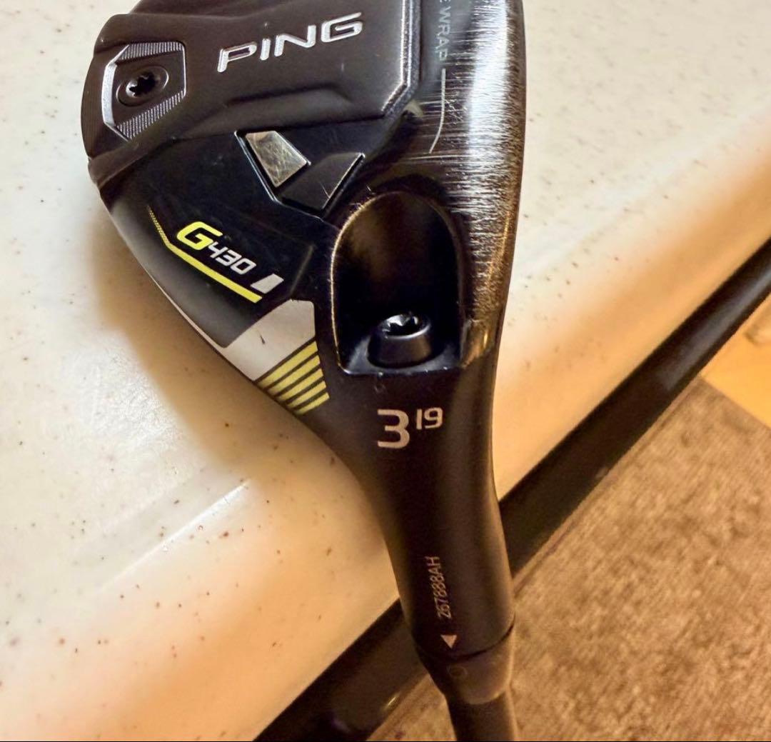 【中古品】PING G430 ユーティリティ 19度 カスタム