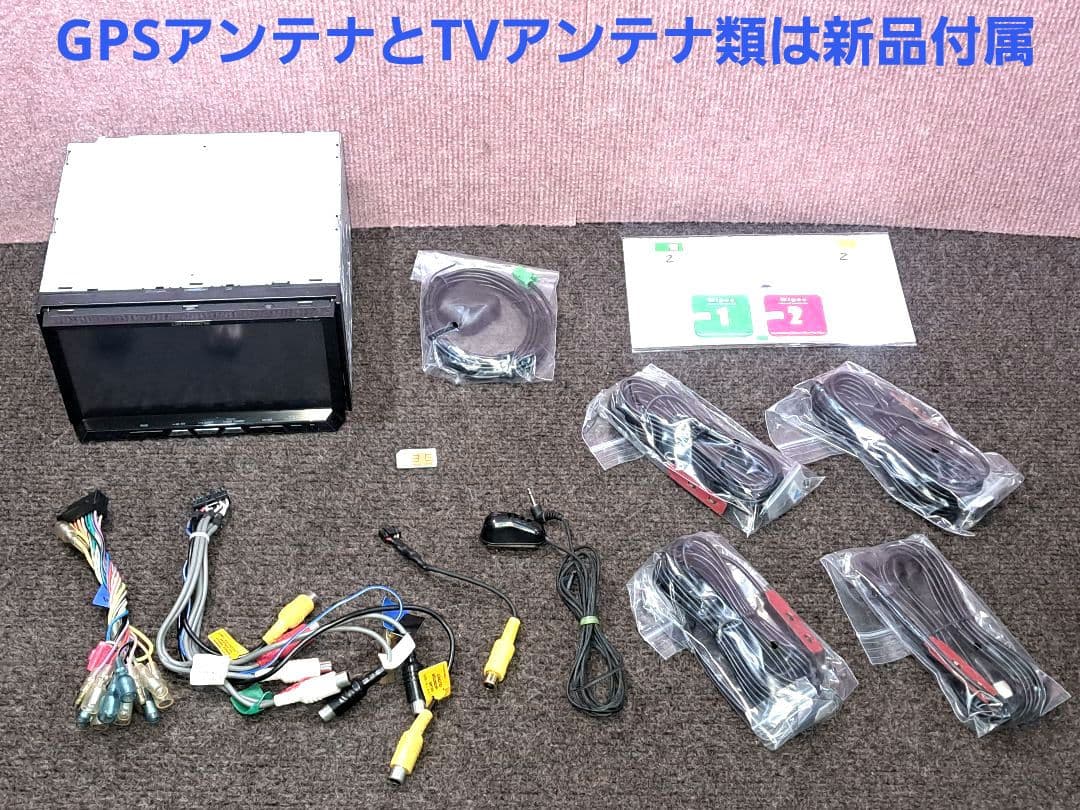 タッチ新品・2021年地図★カロッツェリア ZH09 BT対応・地デジ★動作良好