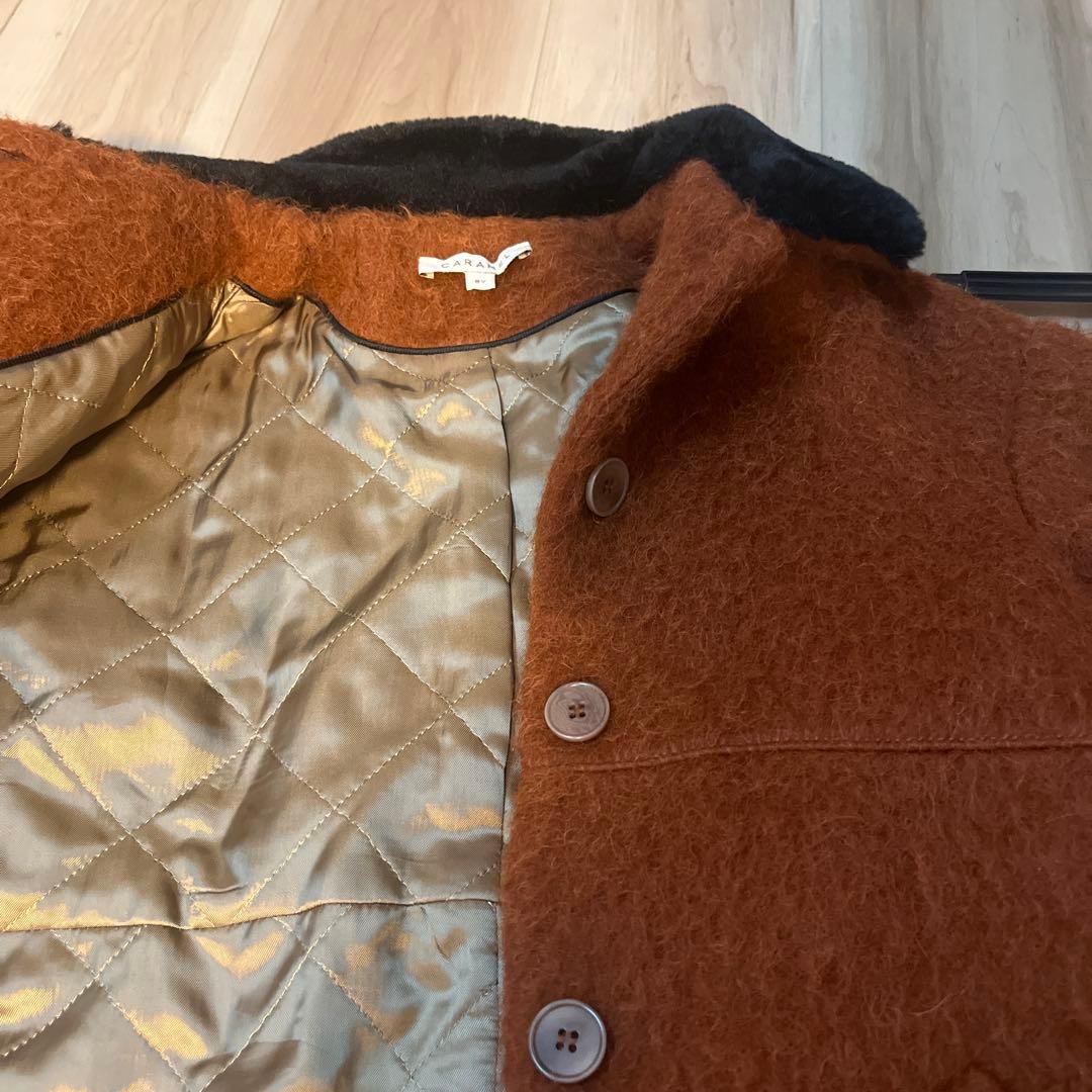 CARAMEL コート ファー付き　8y
