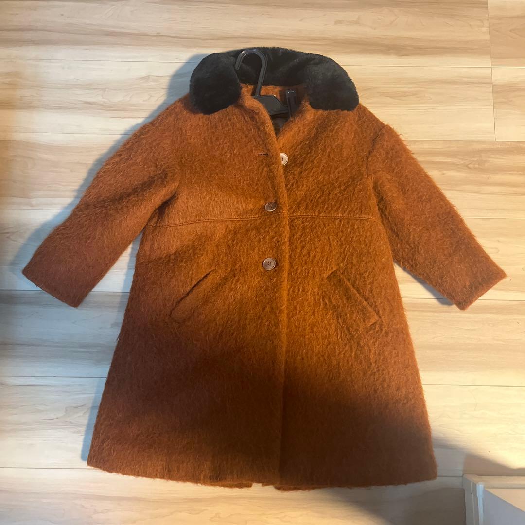 CARAMEL コート ファー付き　8y