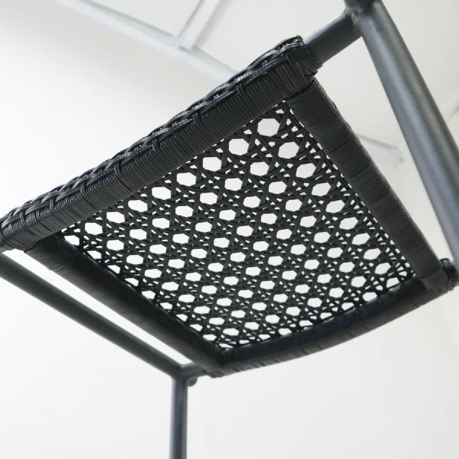 PATIO PETITE MAシリーズ ハイスツール ブラック 人工ラタン 2