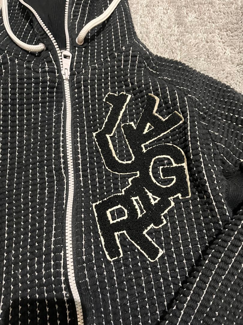 1PIU1UGUALE3 ブラック スウェットセット ジップアップ　サイズS