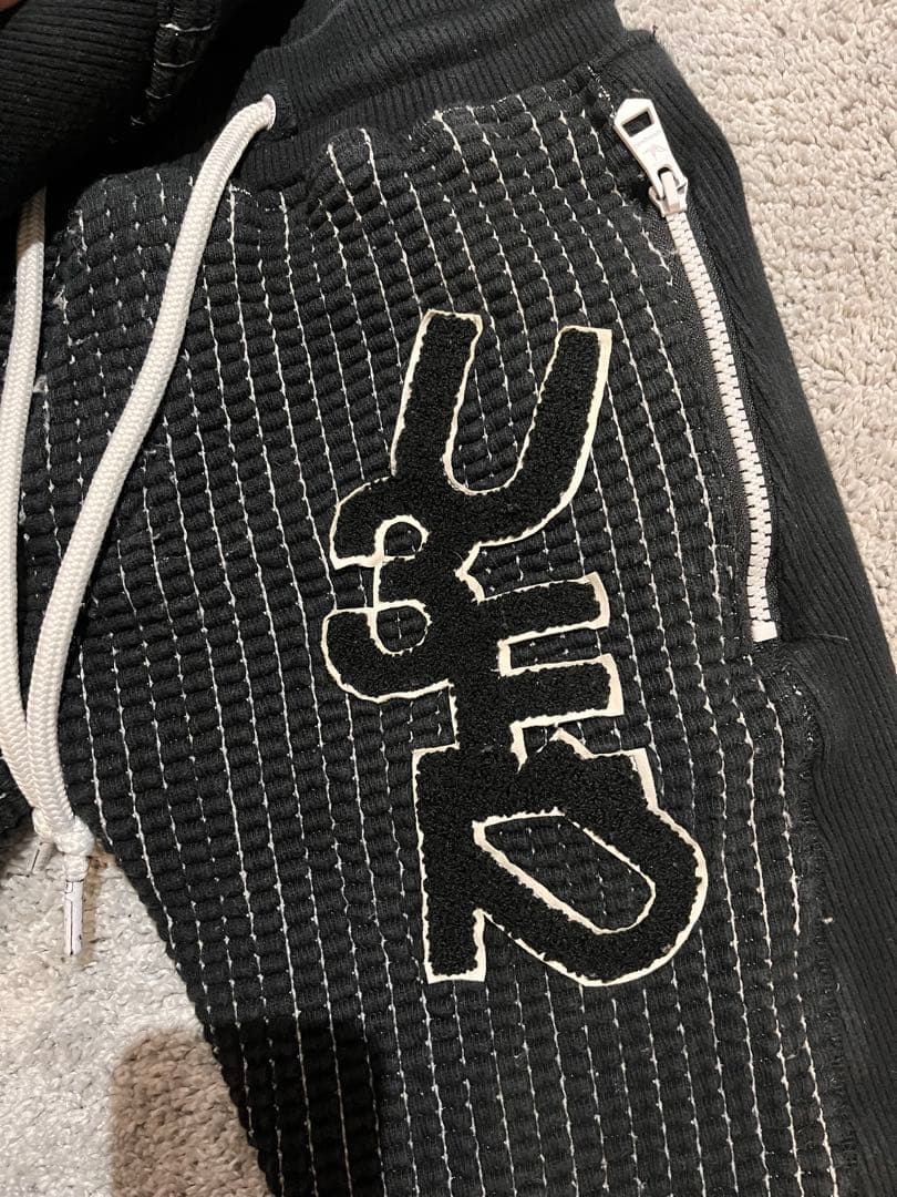 1PIU1UGUALE3 ブラック スウェットセット ジップアップ　サイズS