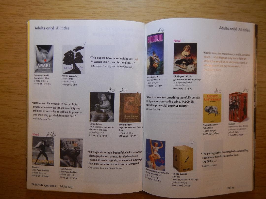 TASCHEN 1999-2000  (TASCHEN冊子）