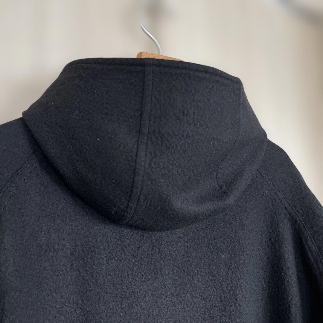 【A&S】Hooded short coat ブラック美品