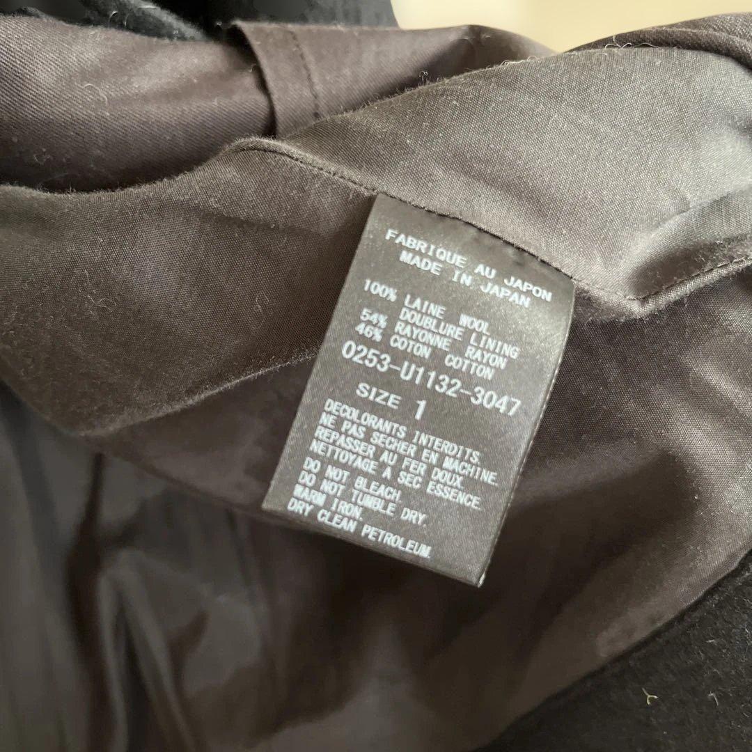 【A&S】Hooded short coat ブラック美品