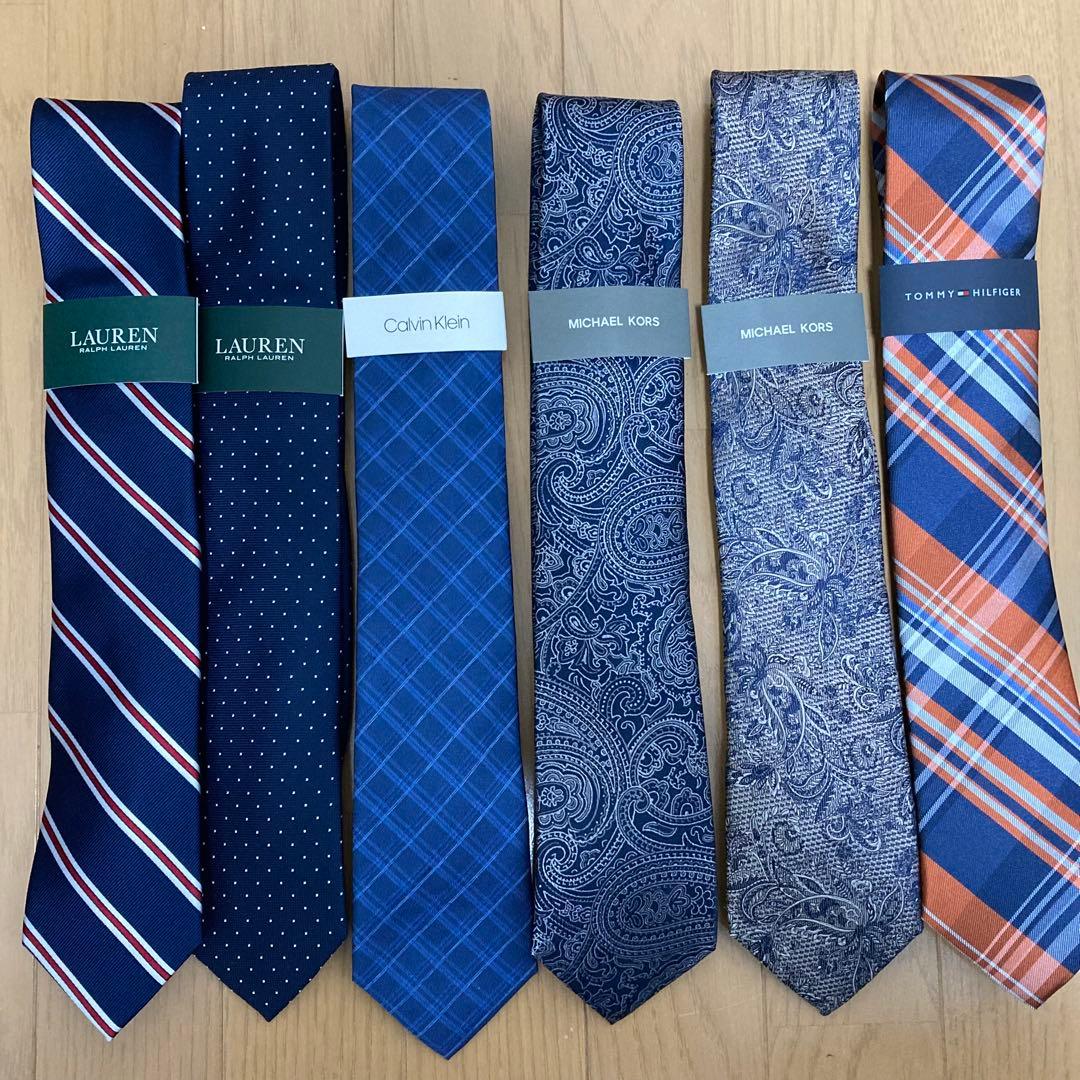 未使用ブランドネクタイ6本セット