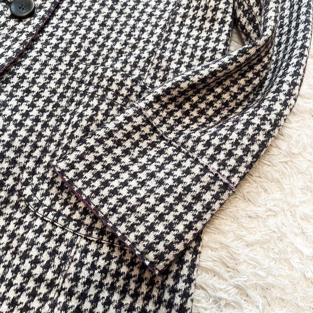 専用MaxMara ダブルフェイス コート 千鳥格子 ウール ピンク 42