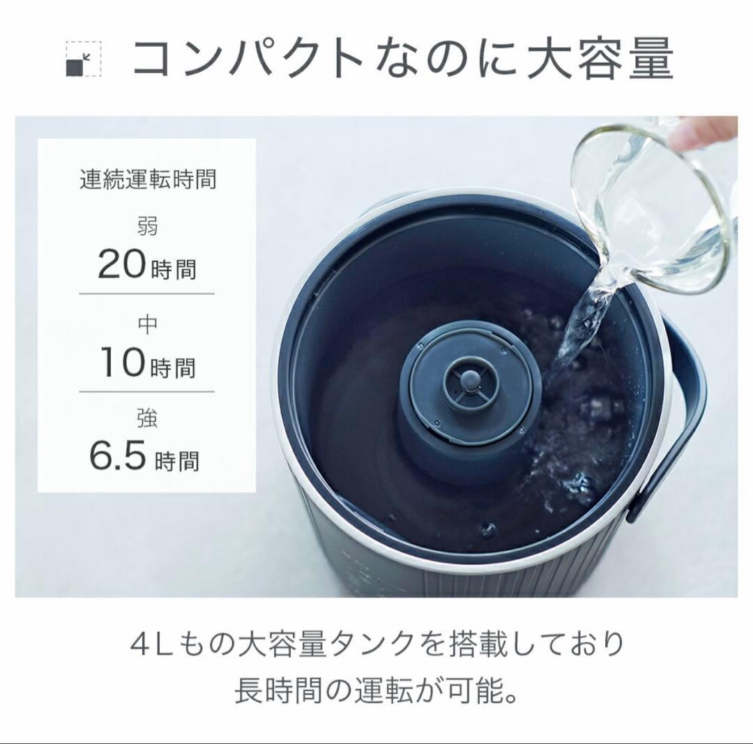 duux スチーム式加湿器 4L 大容量 置き型　デュクス