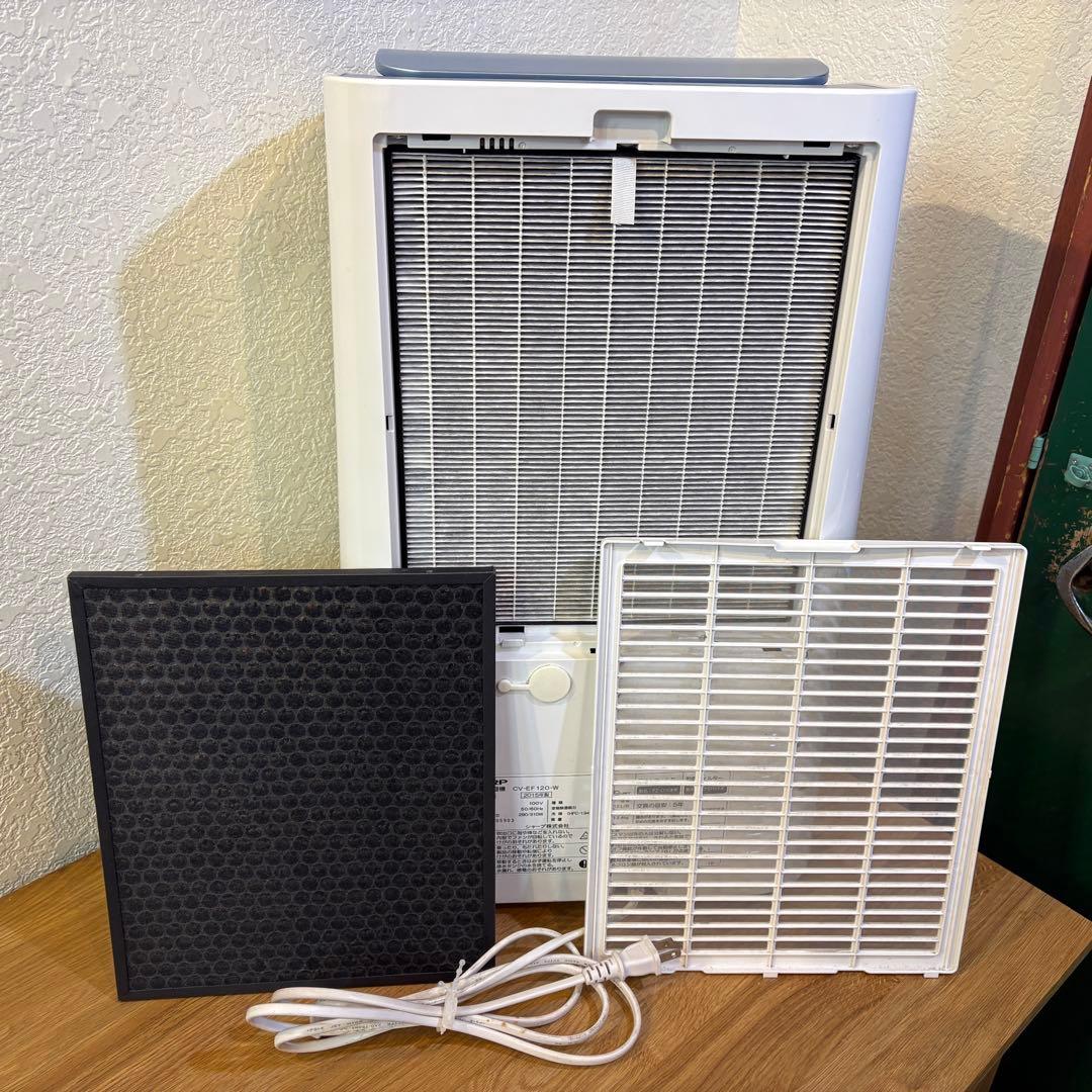 SHARP 衣類乾燥除湿機　CV-EF120-W　空気清浄機