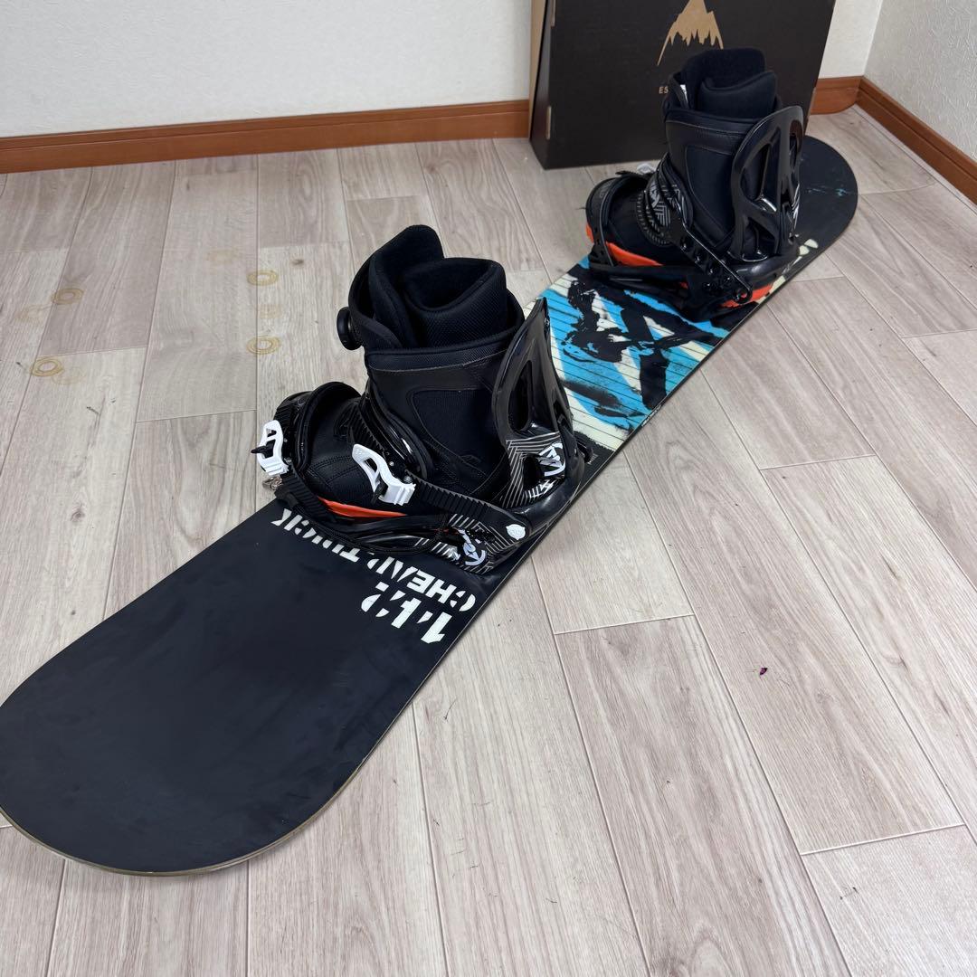 ROMEレディース スノーボード 142cm 4点セット