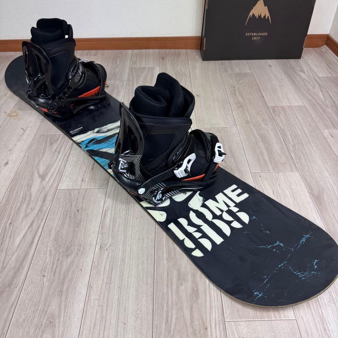 ROMEレディース スノーボード 142cm 4点セット