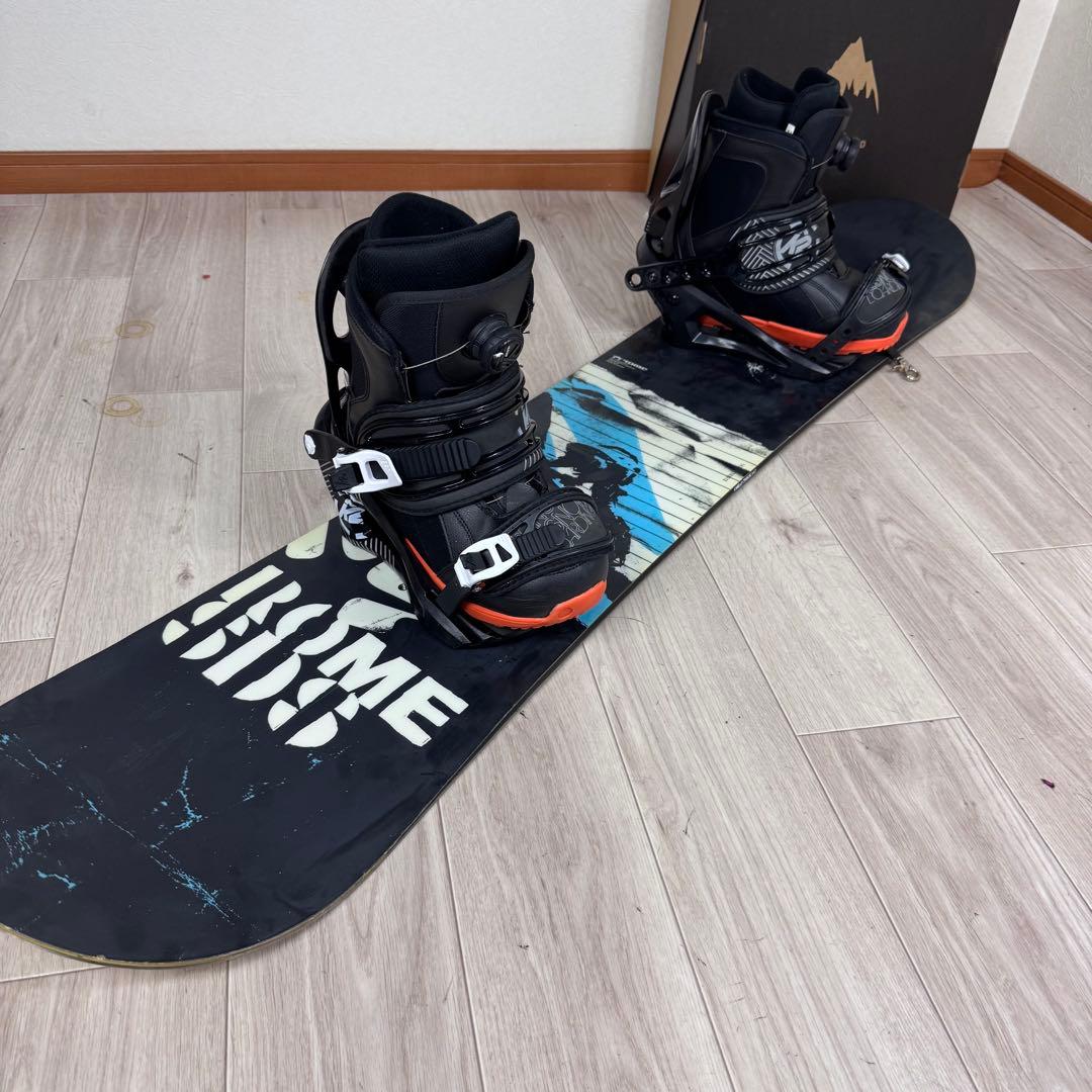 ROMEレディース スノーボード 142cm 4点セット