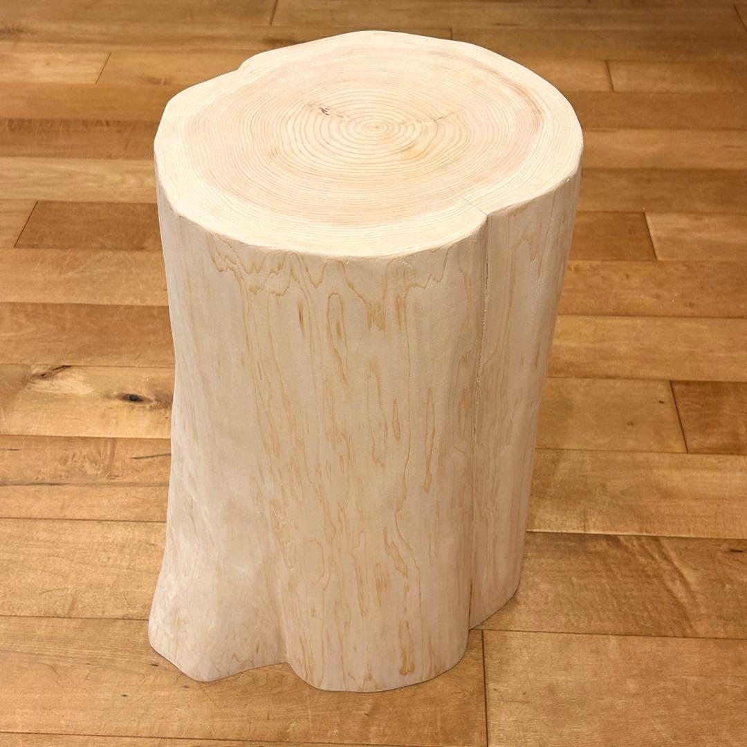 檜　丸太　椅子　スツール　No.1213