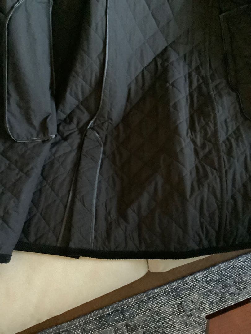 オールドマンズテーラーキルティングロングコートブラック最終値下げ