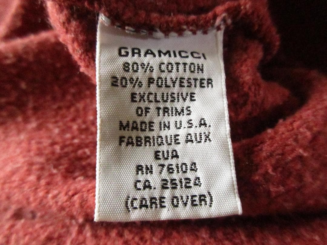 ★希少グラミチ【ボックスロゴタグ】usa製エルボーパッチテールカットソーM