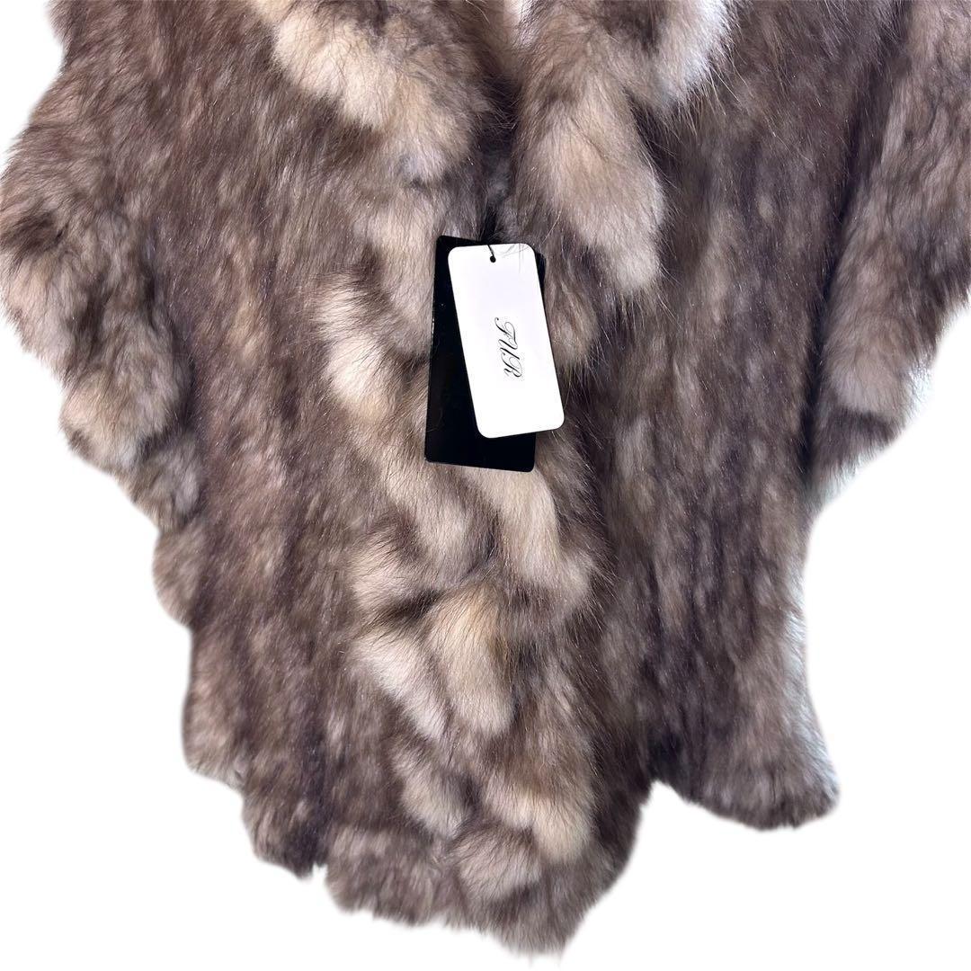 【セーブル本毛皮✨️新品タグ付き】 定価25万 マーテン カナディアン 高級毛皮