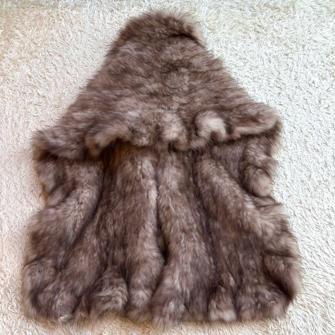 【セーブル本毛皮✨️新品タグ付き】 定価25万 マーテン カナディアン 高級毛皮