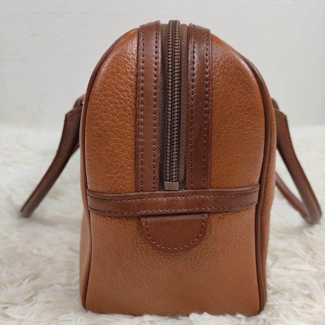 BURBERRY　ミニボストン　ノバチェック　2way ショルダー　シボ革　革