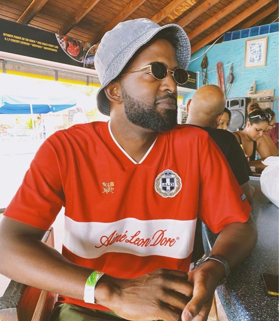 aime leon dore サッカー　ゲームシャツ　jjjjound