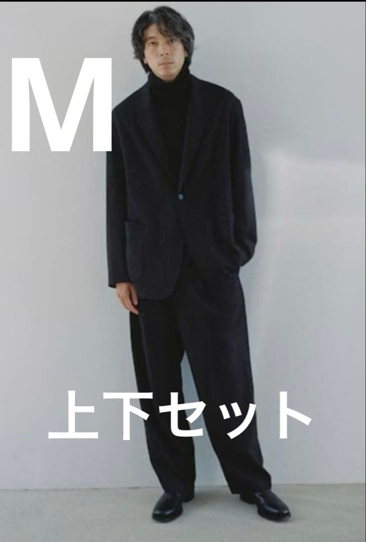 【LIDNM】WOOL MILLED IVY JACKET & PANTS