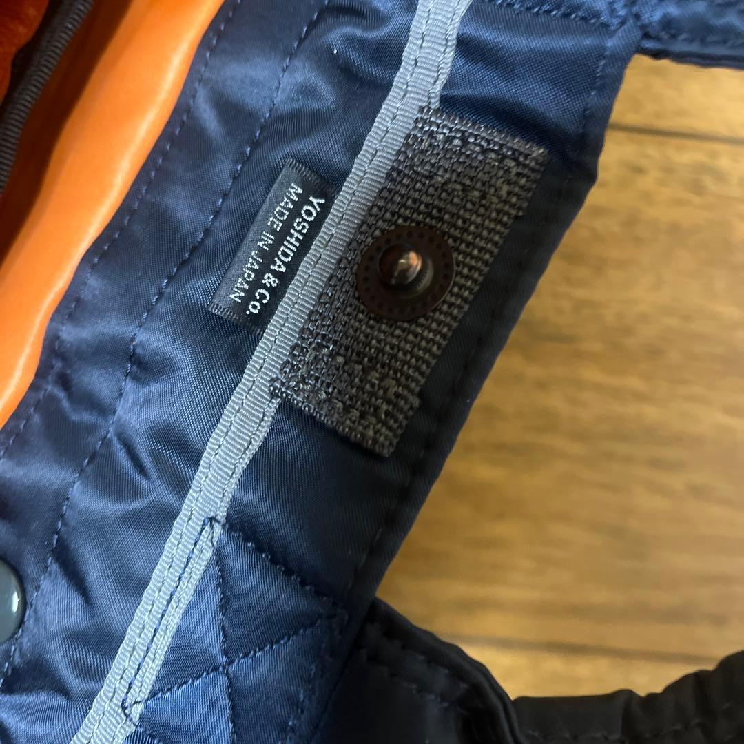 PORTER PXタンカー　スクエアトート、ショルダー アイアンブルー