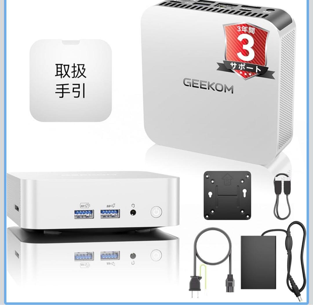 510498 GEEKOM A6ミニpc、AMD Ryzen 7 6800H搭載