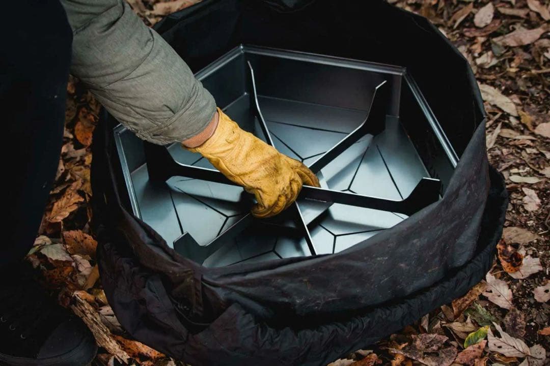 K.S　HILLS FIELD 六角形焚き火台