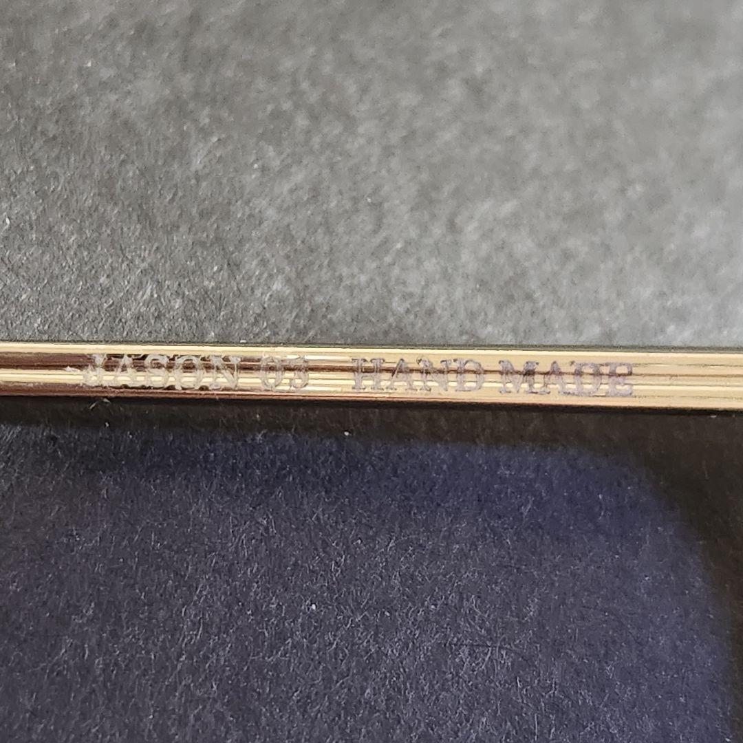 A.D.S.R. JASON 03 シルバー サングラス ネイビー ブルー