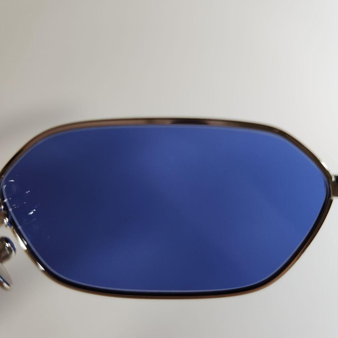 A.D.S.R. JASON 03 シルバー サングラス ネイビー ブルー