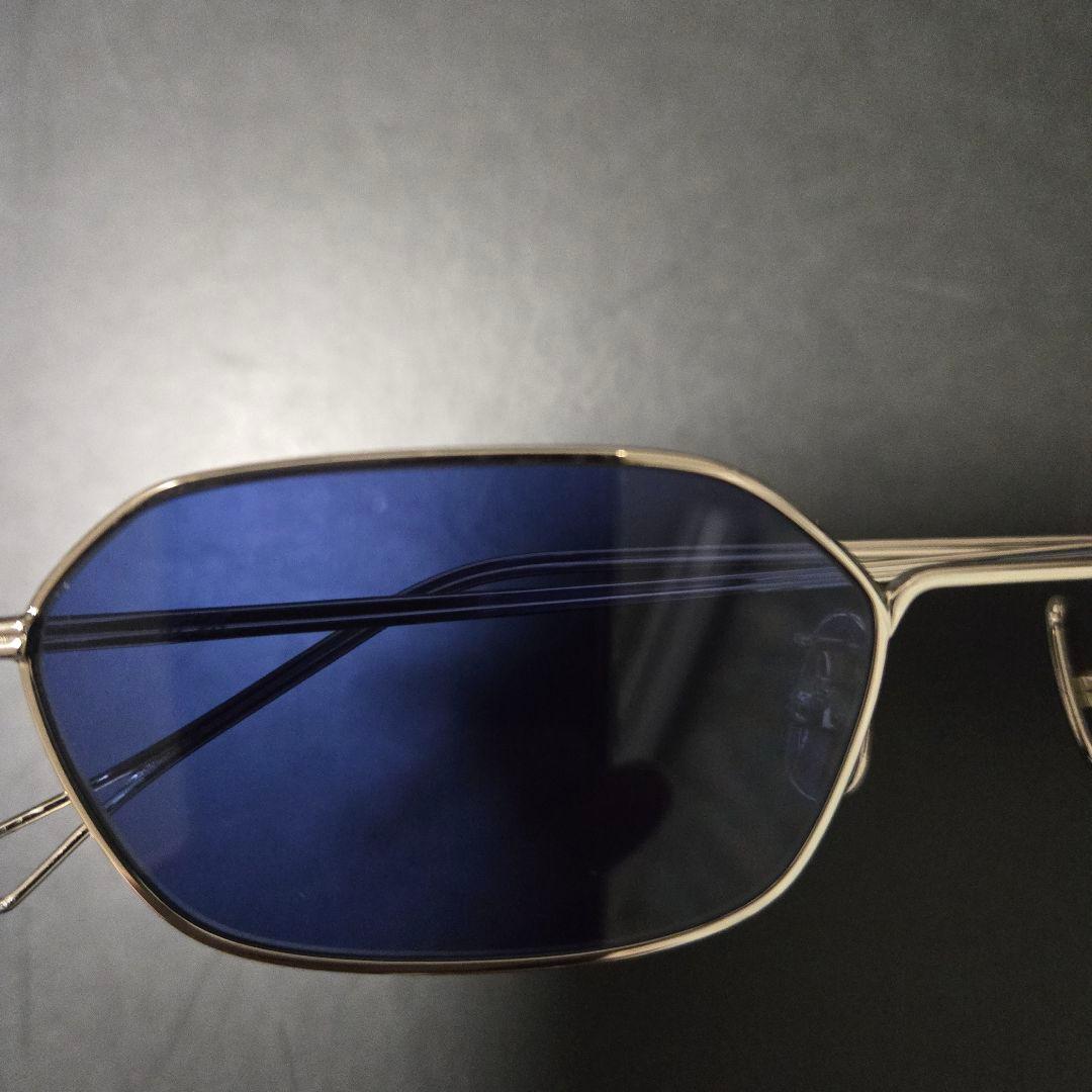 A.D.S.R. JASON 03 シルバー サングラス ネイビー ブルー