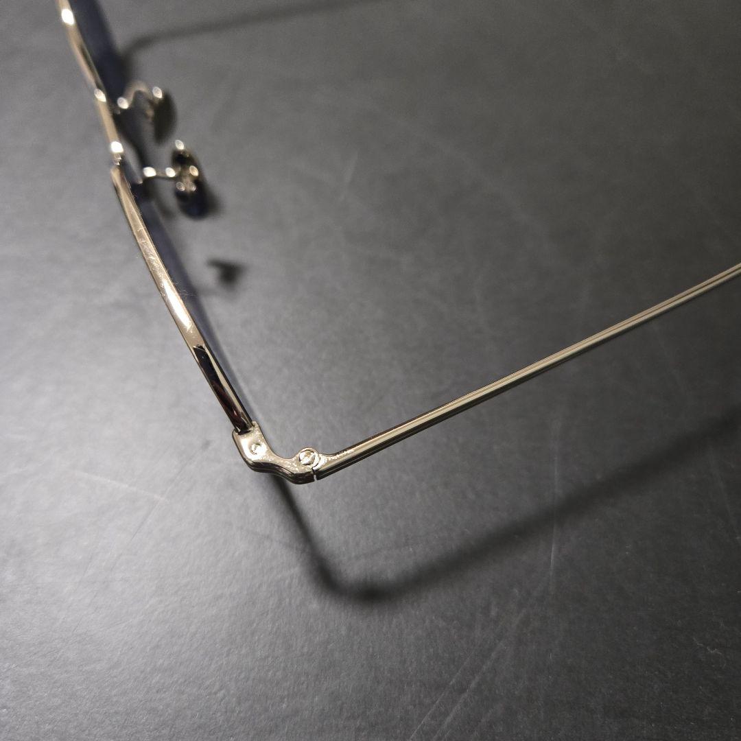 A.D.S.R. JASON 03 シルバー サングラス ネイビー ブルー