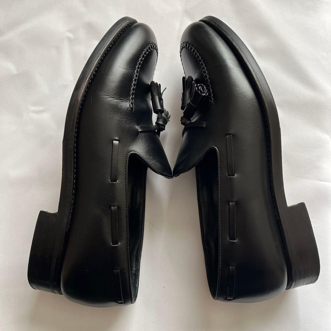 TLBタッセルローファー黒7