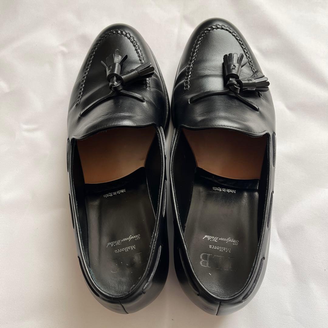 TLBタッセルローファー黒7