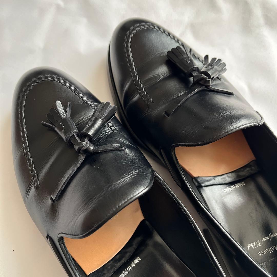 TLBタッセルローファー黒7