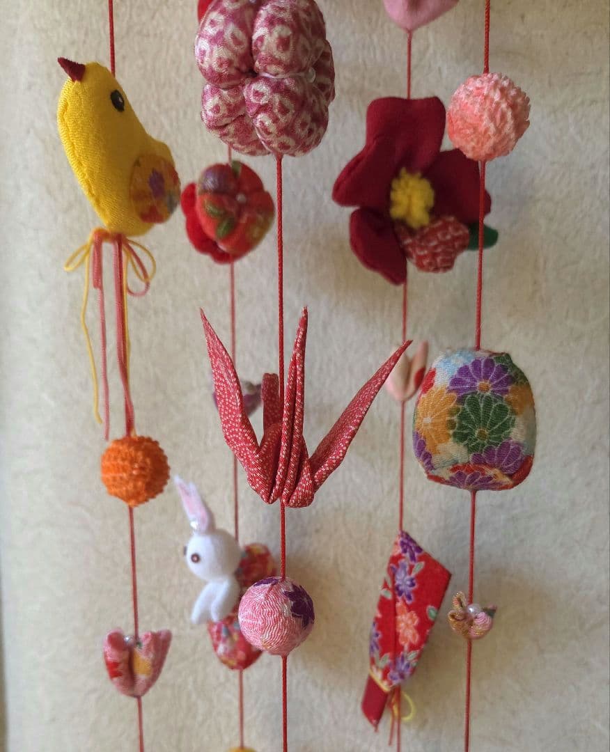ひな祭り 吊るし雛 つるし飾り 桃の節句 ちりめん細工 縁起物 魔除け 厄除け