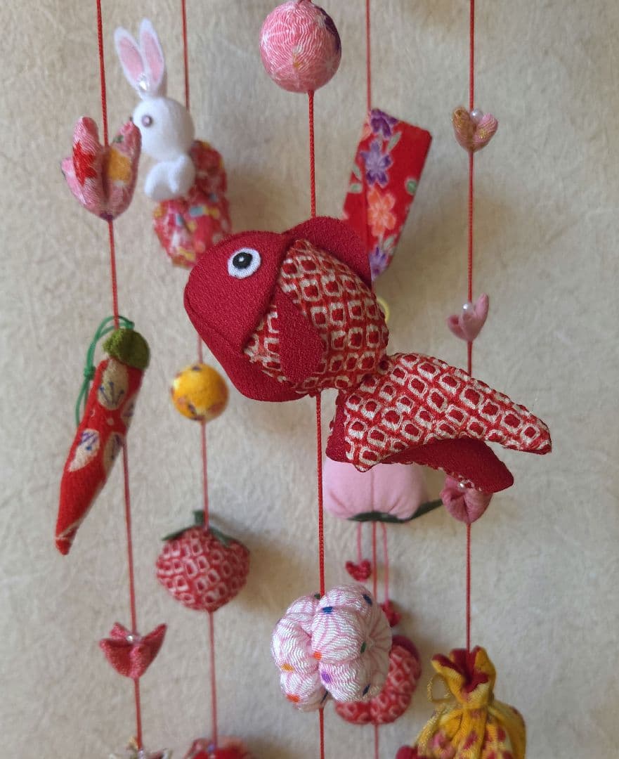 ひな祭り 吊るし雛 つるし飾り 桃の節句 ちりめん細工 縁起物 魔除け 厄除け