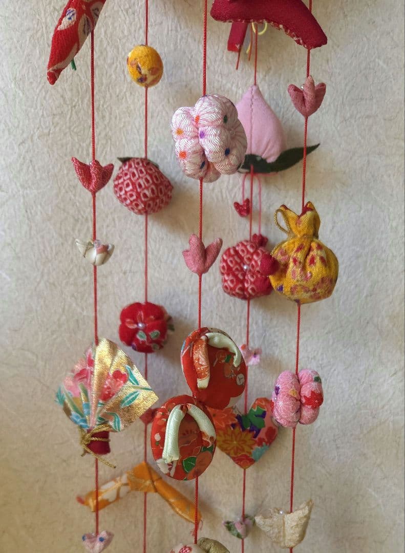 ひな祭り 吊るし雛 つるし飾り 桃の節句 ちりめん細工 縁起物 魔除け 厄除け