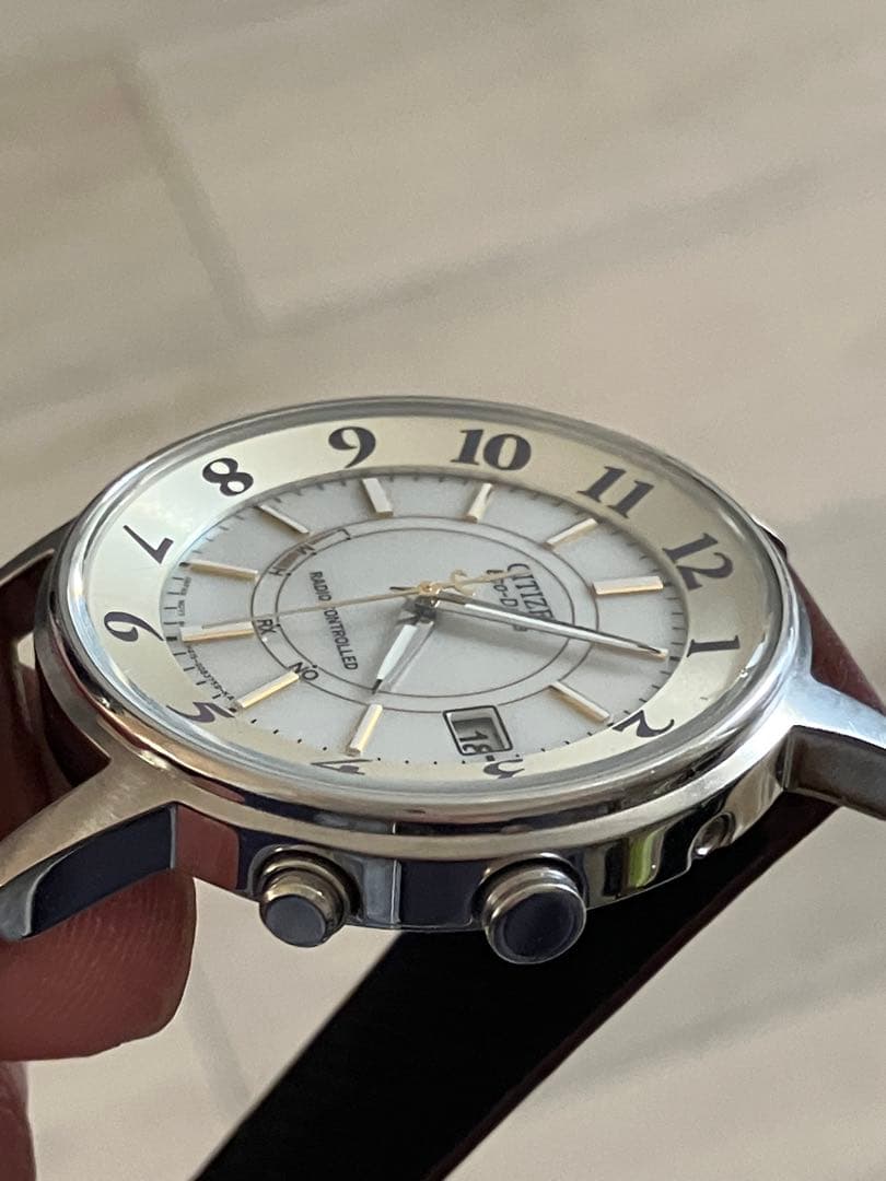 稼働品／CITIZEN Eco-Drive H415 シチズン 電波時計