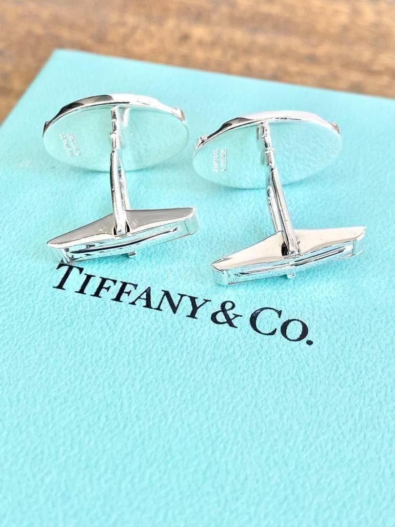 TIFFANY ティファニー ヴィンテージ グルーブド カフリンクス カフス