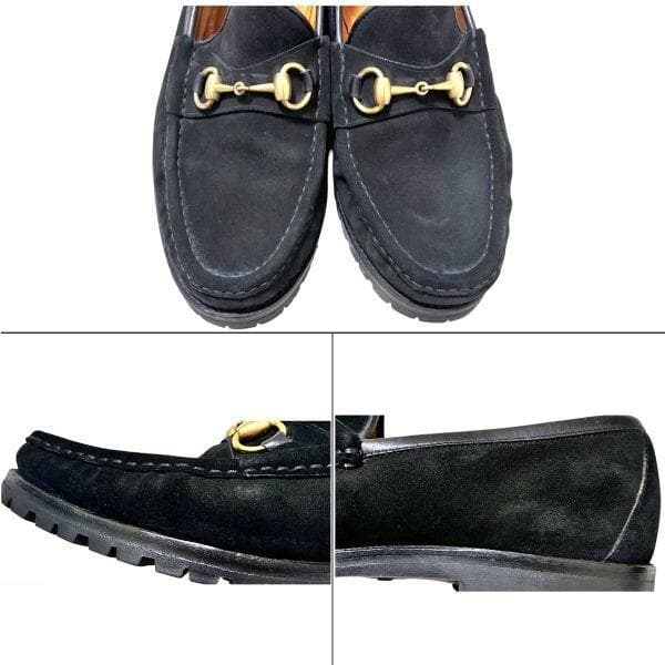 GUCCI グッチ ホースビット ローファー ゴールド金具 7.5 イタリア製